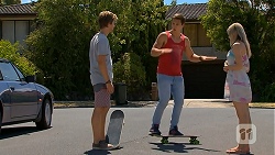 Daniel Robinson, Josh Willis, Amber Turner in Neighbours Episode 