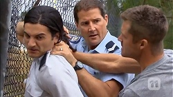 Dominik Kempka, Matt Turner, Mark Brennan in Neighbours Episode 