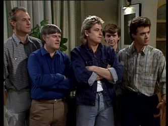 Jim Robinson, Tom Ramsay, Shane Ramsay, Danny Ramsay, Paul Robinson in Neighbours Episode 0293