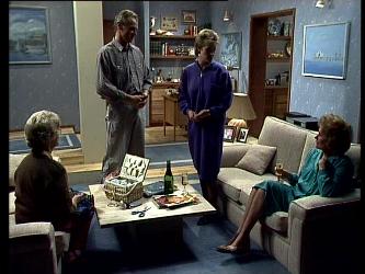 Helen Daniels, Jim Robinson, Daphne Lawrence, Madge Mitchell in Neighbours Episode 0293
