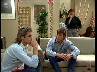 Shane Ramsay, Mike Young, Clive Gibbons in Neighbours Episode 0297