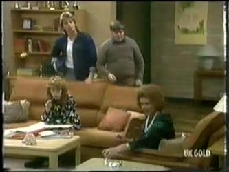 Charlene Mitchell, Shane Ramsay, Tom Ramsay, Madge Mitchell in Neighbours Episode 