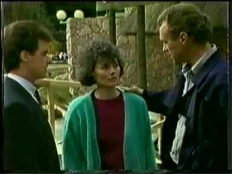 Paul Robinson, Ruth Wilson, Jim Robinson in Neighbours Episode 