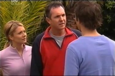 Izzy Hoyland, Karl Kennedy, Malcolm Kennedy in Neighbours Episode 