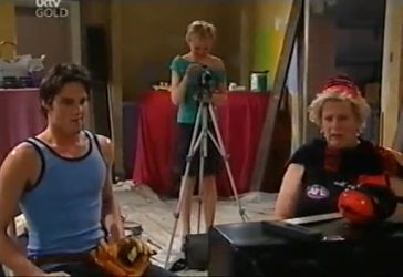 Jack Scully, Sindi Watts, Valda Sheergold in Neighbours Episode 