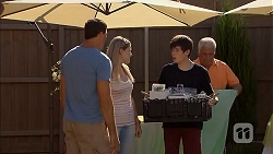 Matt Turner, Amber Turner, Bailey Turner, Lou Carpenter in Neighbours Episode 6892