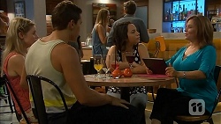 Amber Turner, Josh Willis, Imogen Willis, Terese Willis in Neighbours Episode 6898