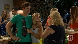 Kyle Canning, Georgia Brooks, Sheila Canning in Neighbours Episode 