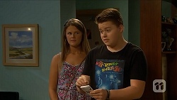 Josie Lamb, Callum Rebecchi in Neighbours Episode 