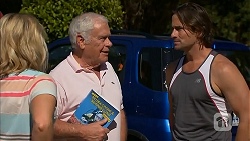 Lauren Turner, Lou Carpenter, Brad Willis in Neighbours Episode 