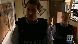 Matt Turner, Snr. Const. Kelly Merolli in Neighbours Episode 6902