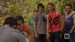 Bailey Turner, Josh Willis, Jayden Warley in Neighbours Episode 6905