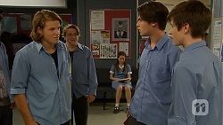 Jayden Warley, Ben Kirk, Bailey Turner in Neighbours Episode 