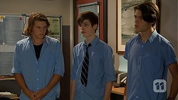 Jayden Warley, Bailey Turner, Ben Kirk in Neighbours Episode 6908