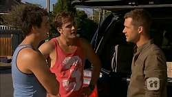 Chris Pappas, Kyle Canning, Mark Brennan in Neighbours Episode 