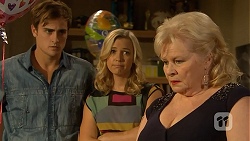 Kyle Canning, Georgia Brooks, Sheila Canning in Neighbours Episode 6933