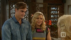 Kyle Canning, Georgia Brooks, Sheila Canning in Neighbours Episode 