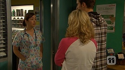 Kalika De Silva, Georgia Brooks, Kyle Canning in Neighbours Episode 