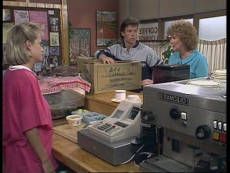 Daphne Clarke, Mike Young, Madge Mitchell in Neighbours Episode 