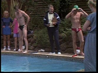 Mike Young, Harold Bishop, Scott Robinson in Neighbours Episode 0449