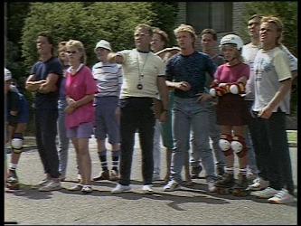 Mike Young, Daphne Clarke, Jim Robinson, Scott Robinson, Charlene Mitchell, Henry Mitchell in Neighbours Episode 