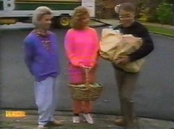 Helen Daniels, Madge Bishop, Harold Bishop in Neighbours Episode 0776