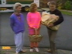 Helen Daniels, Madge Bishop, Harold Bishop in Neighbours Episode 