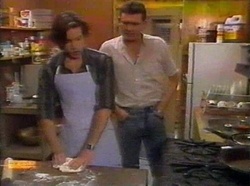 Mike Young, Des Clarke in Neighbours Episode 0776