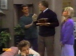 Paul Robinson, Harold Bishop, Helen Daniels, Gail Robinson in Neighbours Episode 