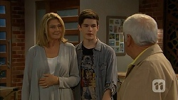 Kathy Carpenter, Bailey Turner, Lou Carpenter in Neighbours Episode 6948