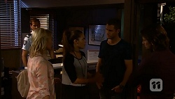 Matt Turner, Lauren Turner, Paige Novak, Mark Brennan, Brad Willis in Neighbours Episode 