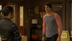 Nate Kinski, Chris Pappas in Neighbours Episode 