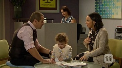 Toadie Rebecchi, Nell Rebecchi, Naomi Canning, Imogen Willis in Neighbours Episode 