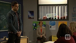 Nate Kinski, Susan Kennedy, Imogen Willis, Amber Turner in Neighbours Episode 