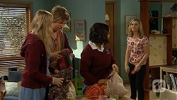 Amber Turner, Daniel Robinson, Imogen Willis, Georgia Brooks in Neighbours Episode 