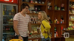 Chris Pappas, Georgia Brooks in Neighbours Episode 6974