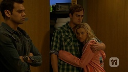 Nate Kinski, Kyle Canning, Georgia Brooks in Neighbours Episode 6978