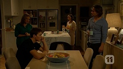 Terese Willis, Josh Willis, Imogen Willis, Brad Willis in Neighbours Episode 6978