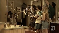 Susan Kennedy, Malcolm Kennedy, Billy Kennedy, Libby Kennedy, Karl Kennedy in Neighbours Episode 6985