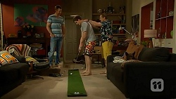 Mark Brennan, Kyle Canning, Toadie Rebecchi in Neighbours Episode 