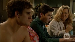 Kyle Canning, Sheila Canning, Bailey Turner, Georgia Brooks in Neighbours Episode 
