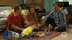 Toadie Rebecchi, Sonya Rebecchi, Nell Rebecchi, Malcolm Kennedy in Neighbours Episode 