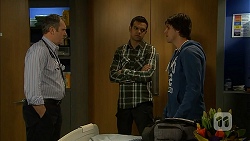 Karl Kennedy, Nate Kinski, Chris Pappas in Neighbours Episode 