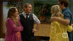 Sonya Rebecchi, Toadie Rebecchi, Georgia Brooks, Kyle Canning in Neighbours Episode 6995