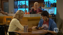 Georgia Brooks, Sheila Canning, Chris Pappas in Neighbours Episode 