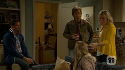 Matt Turner, Daniel Robinson, Amber Turner, Lauren Turner in Neighbours Episode 