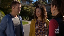 Mark Brennan, Alice Azikiwe, Paige Novak in Neighbours Episode 