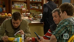 Mark Brennan, Karl Kennedy, Kyle Canning in Neighbours Episode 