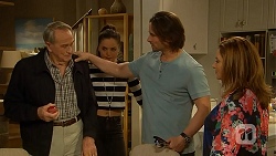 Doug Willis, Paige Novak, Brad Willis, Terese Willis in Neighbours Episode 