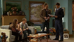 Sonya Rebecchi, Toadie Rebecchi, Mark Brennan, Matt Turner in Neighbours Episode 